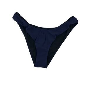 J. Crew Hipster Bikini Bottom Navy Size S NWT  A